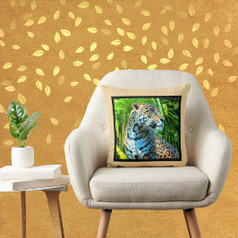 Cojín Decorativo Jaguar Among the Trees