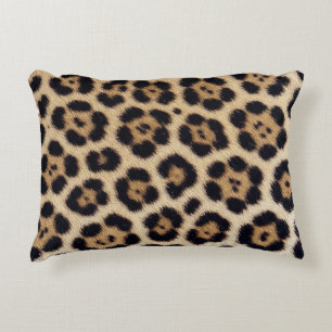 Cojín Decorativo jaguar leopardo textura pelaje piel cuero animal p