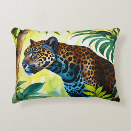 Cojín Decorativo Jaguar Selva Botánica