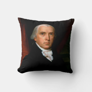 Cojín Decorativo James Madison 4º Presidente de los Estados Unidos