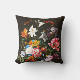 Cojín Decorativo Jan Davidsz de Heem,  Jarrón de Flores, 1670