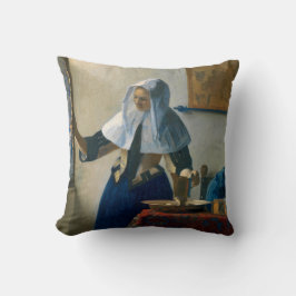 Cojín Decorativo Jan VerMeer mujer retrato arte holandés famoso en