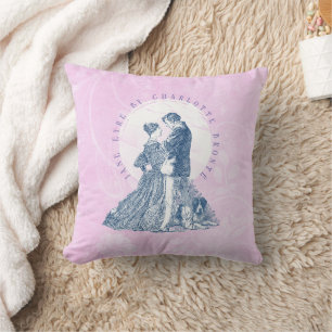 Cojín Decorativo Jane Eyre y Edward Rochester con Pilot Pink