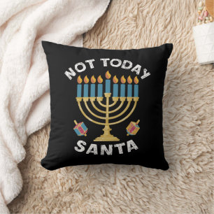 Cojín Decorativo Janucá No Hoy Santa Judío Chanucá