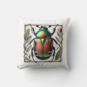 Cojín Decorativo Japanese beetle painting 110924IREF232 - Watercolo