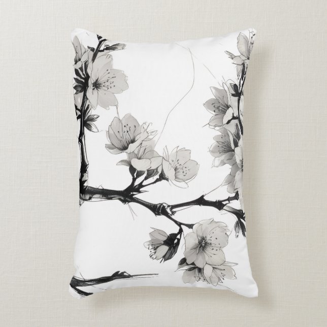 Cojín Decorativo Japanese Cherry Blossom Sakura (Frente (Vertical))