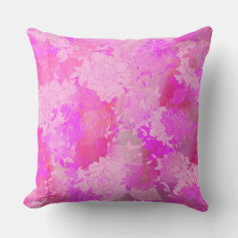 Cojín Decorativo Japanese flowers pink patterns