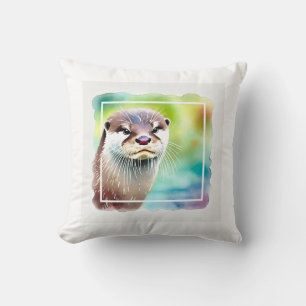 Cojín Decorativo Japanese Otter in Tranquil Waters 040924AREF130 - 