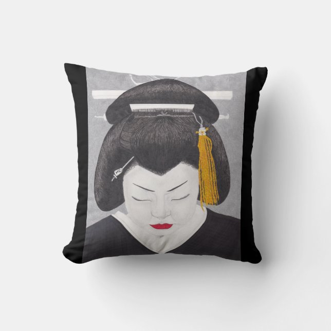 Cojín Decorativo Japanese Woman Cushion (Anverso)