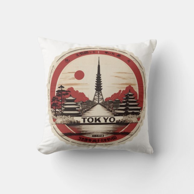 Cojín Decorativo Japón (Anverso)