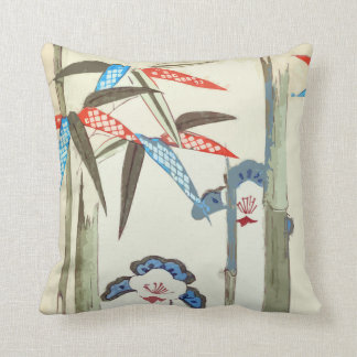 Cojín decorativo japonés del bambú de las