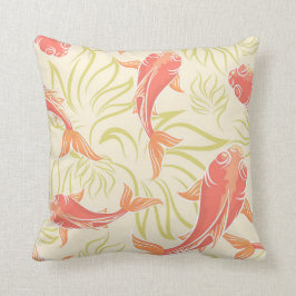 Cojín decorativo japonés Koi Fish