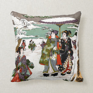 Cojín Decorativo Japonés Snowscape