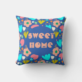 Cojín Decorativo Jardín azul personalizado