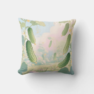 Cojín Decorativo Jardín Caprichoso de Enredadera de Pepino