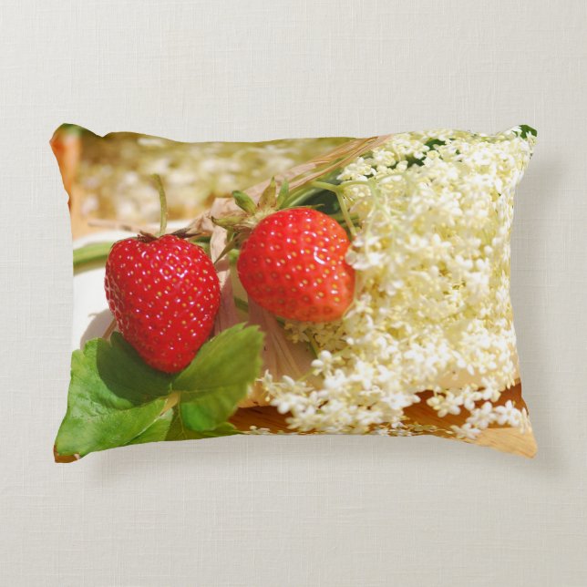 Cojín Decorativo Jardín de cabañas, Rosalinde (Anverso)