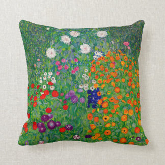 Cojín Decorativo Jardín de Cottage Gustav Klimt