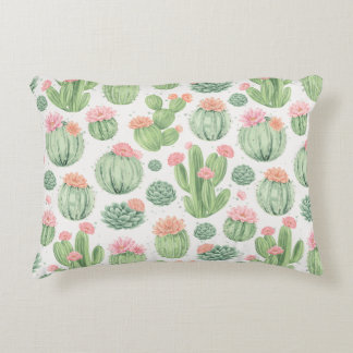 Cojín Decorativo Jardín de flores de cactus