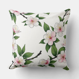 Cojín Decorativo Jardín de flores de cerezo