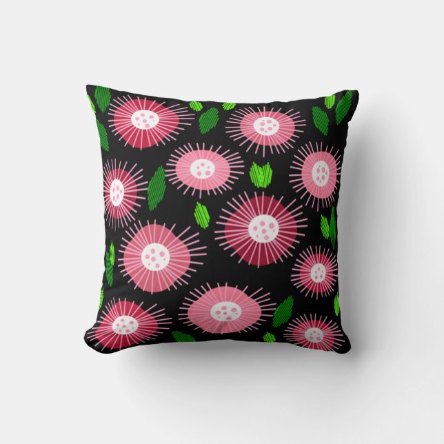 Cojín Decorativo Jardín de flores de Scandi (Anverso)