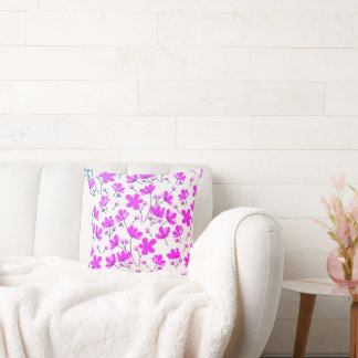 Cojín Decorativo Jardín de flores moradas