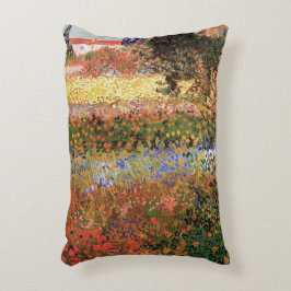 Cojín Decorativo Jardín de flores por Vincent van Gogh