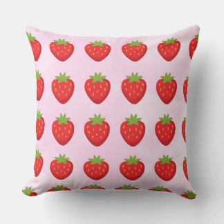 Cojín Decorativo Jardín de Fresas
