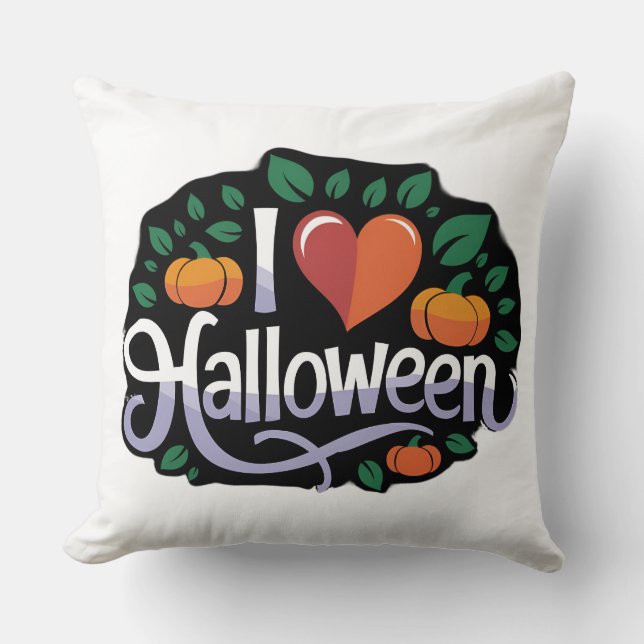 Cojín decorativo Jardín de Halloween: Nuevo modelo (Anverso)