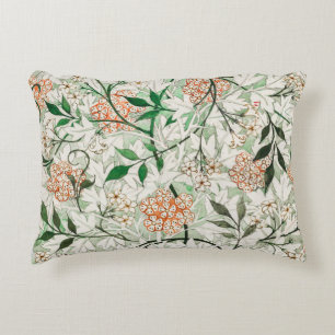 Cojín Decorativo Jardín de Jazmín William Morris Flor Clásica