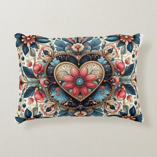 Cojín Decorativo Jardín del Amor (Anverso)