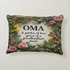 Cojín Decorativo "Jardín del amor crece en OMA