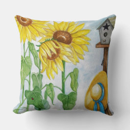 Cojín Decorativo Jardín del girasol