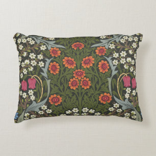 Cojín Decorativo Jardín Flor Clásico de William Morris Blackthorn