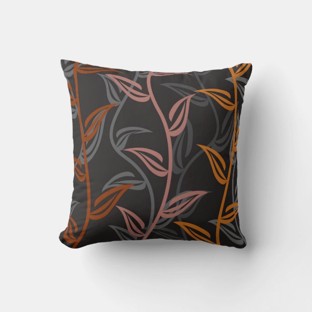 Cojín Decorativo Jardín floral Coppertone (Anverso)