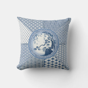 Cojín Decorativo Jardín floreciente geométrico hermoso de la cere