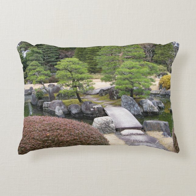 Cojín Decorativo Jardín japonés 日 本 庭 園 (Anverso)