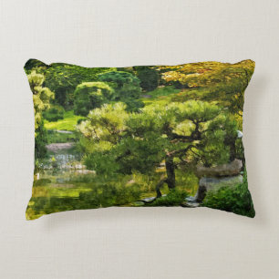Cojín Decorativo Jardín Japonés - Estética Tradicional