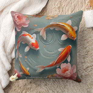 Cojín Decorativo "Jardín Japonés Tranquilo"