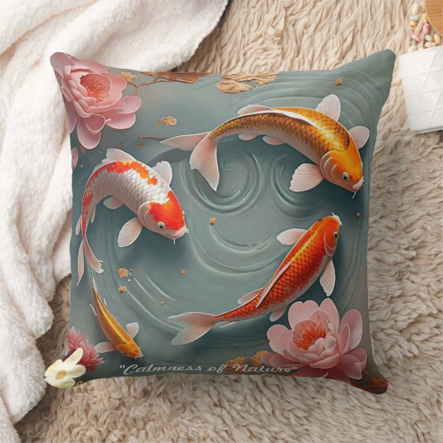 Cojín Decorativo "Jardín Japonés Tranquilo" (Manta)