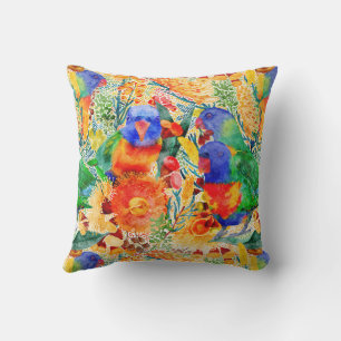 Cojín Decorativo Jardín Rainbow Lorikeet