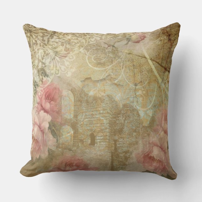 Cojín Decorativo Jardín romántico 1 - Pillow (Anverso)