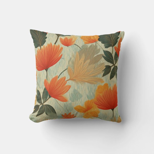 Cojín Decorativo Jardín suave de otoño (Anverso)