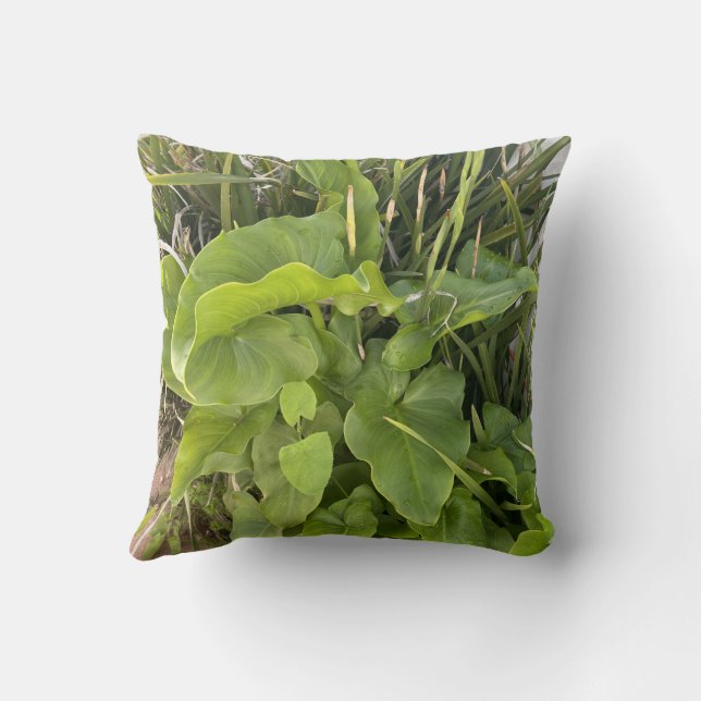 Cojín Decorativo Jardín trasero Clausura Naturaleza exterior Foto (Reverso)