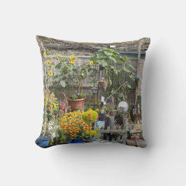 Cojín Decorativo Jardín y barco estrecho