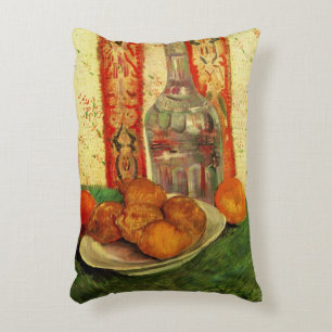 Cojín Decorativo Jarra y limones en bodegón de Vincent van Gogh