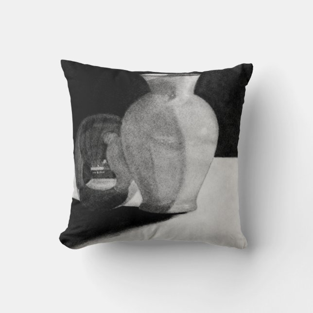 Cojín Decorativo Jarrón con esfera (Anverso)