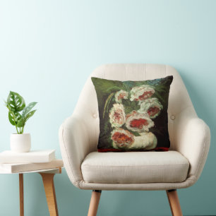 Cojín Decorativo Jarrón con peonías de Vincent van Gogh