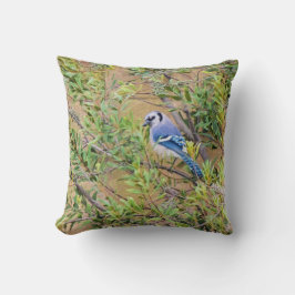 Cojín Decorativo Jay azul en Southern Wax Myrtle