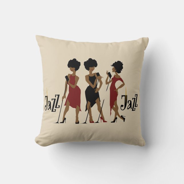 Cojín Decorativo Jazz Musical Decorativo Pillow (Anverso)