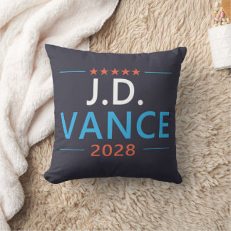 Cojín Decorativo JD Vance 2028 Patriótico Republicano